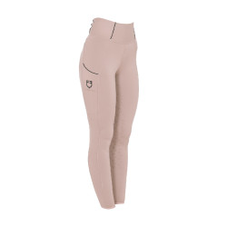 Legging ajustés femme avec grip complet Classic Equestro Rose cameo