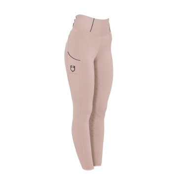 Legging ajustés femme avec grip complet Classic Equestro Rose cameo Legging ajustés femme avec grip complet Classic Equestro Rose cameo