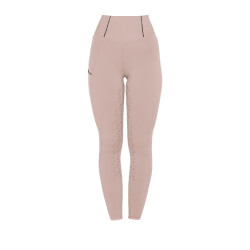 Legging ajustés femme avec grip complet Classic Equestro Rose cameo
