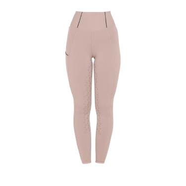 Legging ajustés femme avec grip complet Classic Equestro Rose cameo Legging ajustés femme avec grip complet Classic Equestro Rose cameo