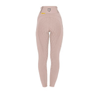 Legging ajustés femme avec grip complet Classic Equestro Rose cameo