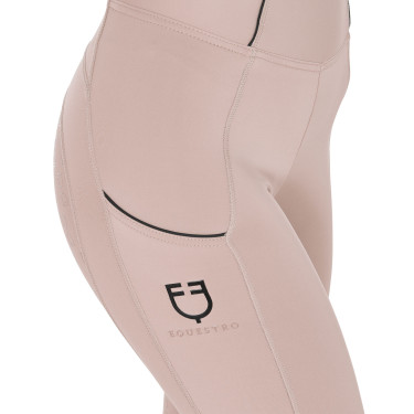 Legging ajustés femme avec grip complet Classic Equestro Rose cameo Legging ajustés femme avec grip complet Classic Equestro Rose cameo