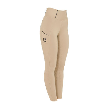 Legging ajustés femme avec grip complet Classic Equestro Encens Beige Legging ajustés femme avec grip complet Classic Equestro Encens Beige