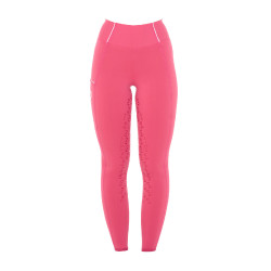 Legging ajustés femme avec grip complet Classic Equestro Chèvrefeuille Rose Legging ajustés femme avec grip complet Classic Equestro Chèvrefeuille Rose