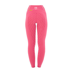 Legging ajustés femme avec grip complet Classic Equestro Chèvrefeuille Rose Legging ajustés femme avec grip complet Classic Equestro Chèvrefeuille Rose