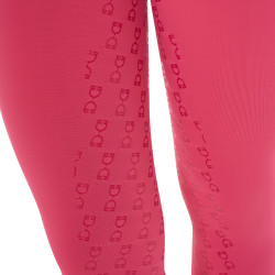 Legging ajustés femme avec grip complet Classic Equestro Chèvrefeuille Rose Legging ajustés femme avec grip complet Classic Equestro Chèvrefeuille Rose