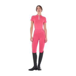 Legging ajustés femme avec grip complet Classic Equestro Chèvrefeuille Rose Legging ajustés femme avec grip complet Classic Equestro Chèvrefeuille Rose