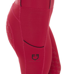 Legging ajustés femme avec grip complet Classic Equestro Scooter Beige