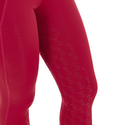 Legging ajustés femme avec grip complet Classic Equestro Scooter Beige