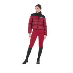 Legging ajustés femme avec grip complet Classic Equestro Scooter Beige