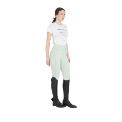 Legging ajustés femme avec grip complet Classic Equestro Vert clair Legging ajustés femme avec grip complet Classic Equestro Vert clair
