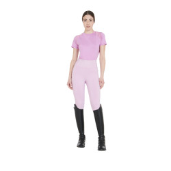 Legging ajustés femme avec grip complet Classic Equestro Lilas Bleu Legging ajustés femme avec grip complet Classic Equestro Lilas Bleu
