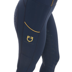Legging ajustés femme avec grip complet Classic Equestro Marine Bleu marine Legging ajustés femme avec grip complet Classic Equestro Marine Bleu marine