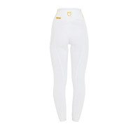 Legging ajustés femme avec grip complet Classic Equestro Blanc