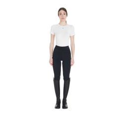 Legging ajustés en tissu technique stretch femme Kao Light Equestro Noir / noir