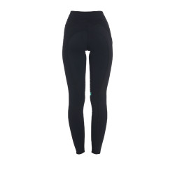 Legging ajustés en tissu technique stretch femme Kao Light Equestro Noir / émeraude