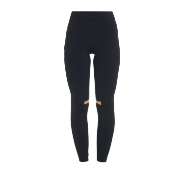 Legging ajustés en tissu technique stretch femme Kao Light Equestro Noir / jaune