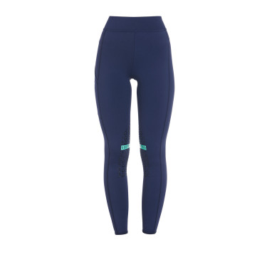 Legging ajustés en tissu technique stretch femme Kao Light Equestro Marine / émeraude Bleu Legging ajustés en tissu technique stretch femme Kao Light Equestro Marine / émeraude Bleu