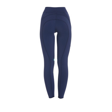 Legging ajustés en tissu technique stretch femme Kao Light Equestro Marine / émeraude Bleu Legging ajustés en tissu technique stretch femme Kao Light Equestro Marine / émeraude Bleu