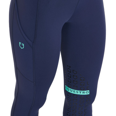 Legging ajustés en tissu technique stretch femme Kao Light Equestro Marine / émeraude Bleu Legging ajustés en tissu technique stretch femme Kao Light Equestro Marine / émeraude Bleu