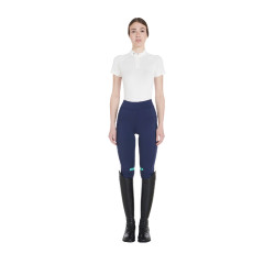 Legging ajustés en tissu technique stretch femme Kao Light Equestro Marine / émeraude Bleu Legging ajustés en tissu technique stretch femme Kao Light Equestro Marine / émeraude Bleu