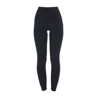 Legging ajustés en tissu technique stretch femme Kao Equestro Noir / noir