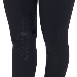 Legging ajustés en tissu technique stretch femme Kao Equestro Noir / noir