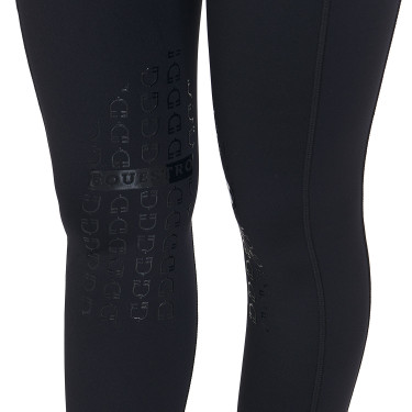 Legging ajustés en tissu technique stretch femme Kao Equestro Noir / noir