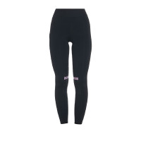 Legging ajustés en tissu technique stretch femme Kao Equestro Noir / lilas