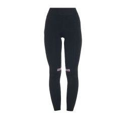 Legging ajustés en tissu technique stretch femme Kao Equestro Noir / lilas Legging ajustés en tissu technique stretch femme Kao Equestro Noir / lilas