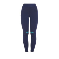 Legging ajustés en tissu technique stretch femme Kao Equestro Noir / lilas Legging ajustés en tissu technique stretch femme Kao Equestro Noir / lilas
