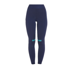 Legging ajustés en tissu technique stretch femme Kao Equestro Marine / émeraude Bleu Legging ajustés en tissu technique stretch femme Kao Equestro Marine / émeraude Bleu