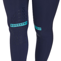 Legging ajustés en tissu technique stretch femme Kao Equestro Marine / émeraude Bleu Legging ajustés en tissu technique stretch femme Kao Equestro Marine / émeraude Bleu