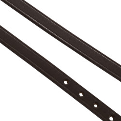 Lanières pour éperons en cuir avec boucle en or rose Equestro Marron Lanières pour éperons en cuir avec boucle en or rose Equestro Marron