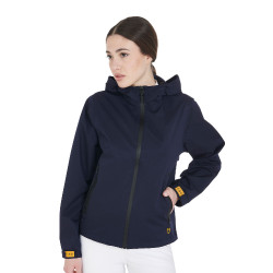 Imperméable technique à 3 couches femme Equestro Marine Bleu marine