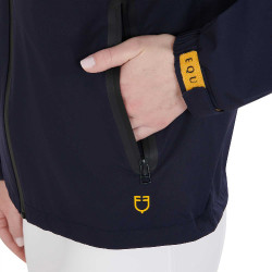Imperméable technique à 3 couches femme Equestro Marine Bleu marine