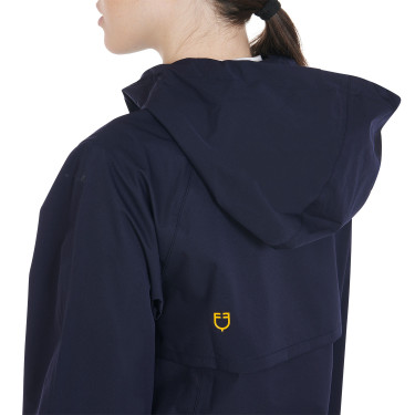 Imperméable technique à 3 couches femme Equestro Marine Bleu marine