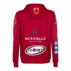 Sweat à capuche homme avec multi-logo Equestro