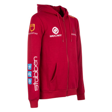 Sweat à capuche homme avec multi-logo Equestro Sweat à capuche homme avec multi-logo Equestro