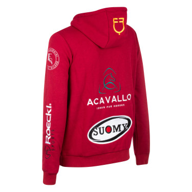Sweat à capuche homme avec multi-logo Equestro Sweat à capuche homme avec multi-logo Equestro