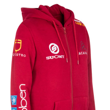 Sweat à capuche femme avec multi-logo Equestro Sweat à capuche femme avec multi-logo Equestro