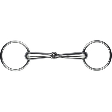 Mors 2 anneaux Feeling brisé creux inox satin Mors 2 anneaux Feeling brisé creux inox satin