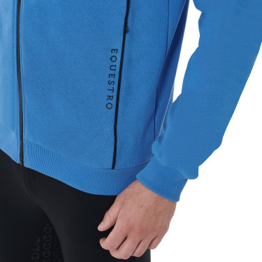 Sweat à capuche en coton avec fermeture éclair homme Equestro Sweat à capuche en coton avec fermeture éclair homme Equestro