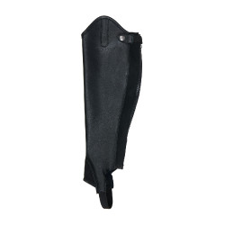 Mini-chaps unisex avec inserts en silicone Gel Grip System Equestro Noir