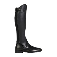 Mini-chaps unisex avec inserts en silicone Gel Grip System Equestro Noir