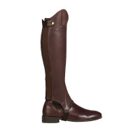 Mini-chaps unisex avec inserts en silicone Gel Grip System Equestro Marron Mini-chaps unisex avec inserts en silicone Gel Grip System Equestro Marron