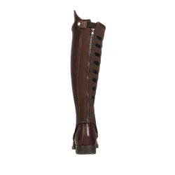 Mini-chaps unisex avec inserts en silicone Gel Grip System Equestro Marron Mini-chaps unisex avec inserts en silicone Gel Grip System Equestro Marron