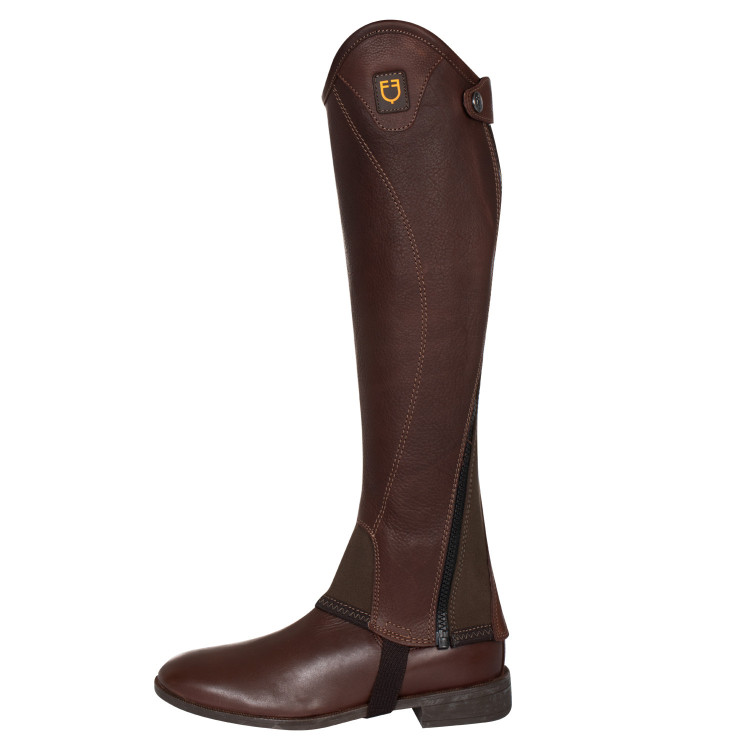 Mini-chaps en cuir souple avec fermeture éclair latérale Magellano Equestro Mini-chaps en cuir souple avec fermeture éclair latérale Magellano Equestro