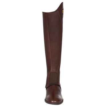 Mini-chaps en cuir souple avec fermeture éclair latérale Magellano Equestro Mini-chaps en cuir souple avec fermeture éclair latérale Magellano Equestro