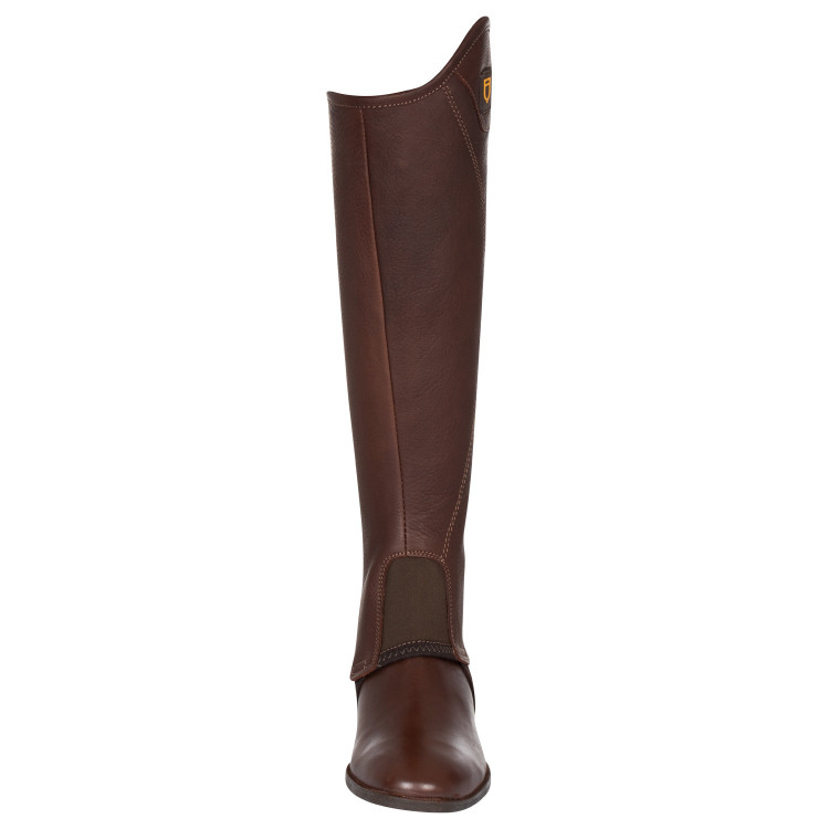 Mini-chaps en cuir souple avec fermeture éclair latérale Magellano Equestro Mini-chaps en cuir souple avec fermeture éclair latérale Magellano Equestro